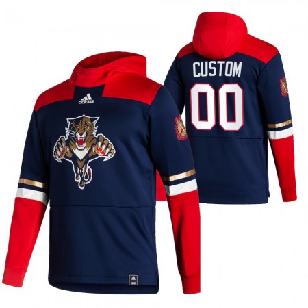 Herren Eishockey Florida Panthers Custom 2020-21 Reverse Retro Pullover Hooded Sweatshirt